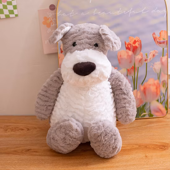Wholesale Custom Plush Soft Dog Stuffed Animal New Kawaii Toy